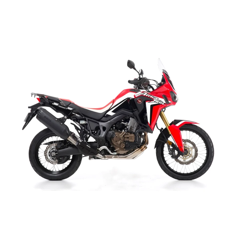 Auspuff BOS DESERT FOX in Black Edition zu Honda (CH-Homologiert) EURO4