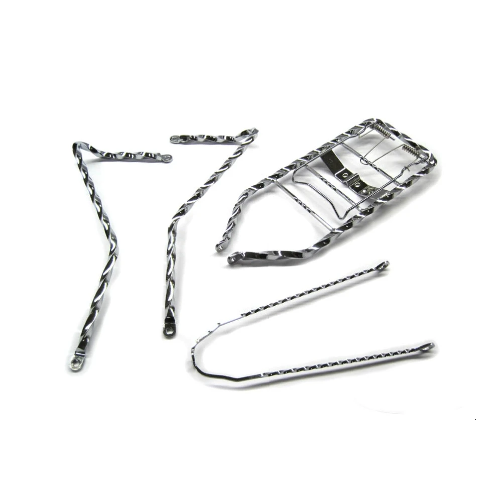 Rahmen- Anbauteile Set NN PRODUCTS TWIST in CHROM zu Puch Maxi S