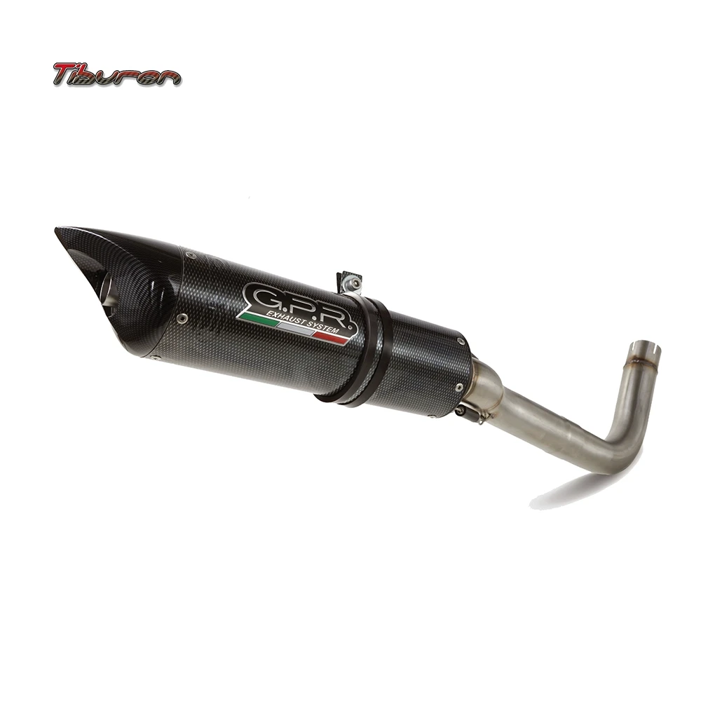 Auspuff GPR Triburon Poppy in carbon-look zu Kawasaki (CH-Hom)