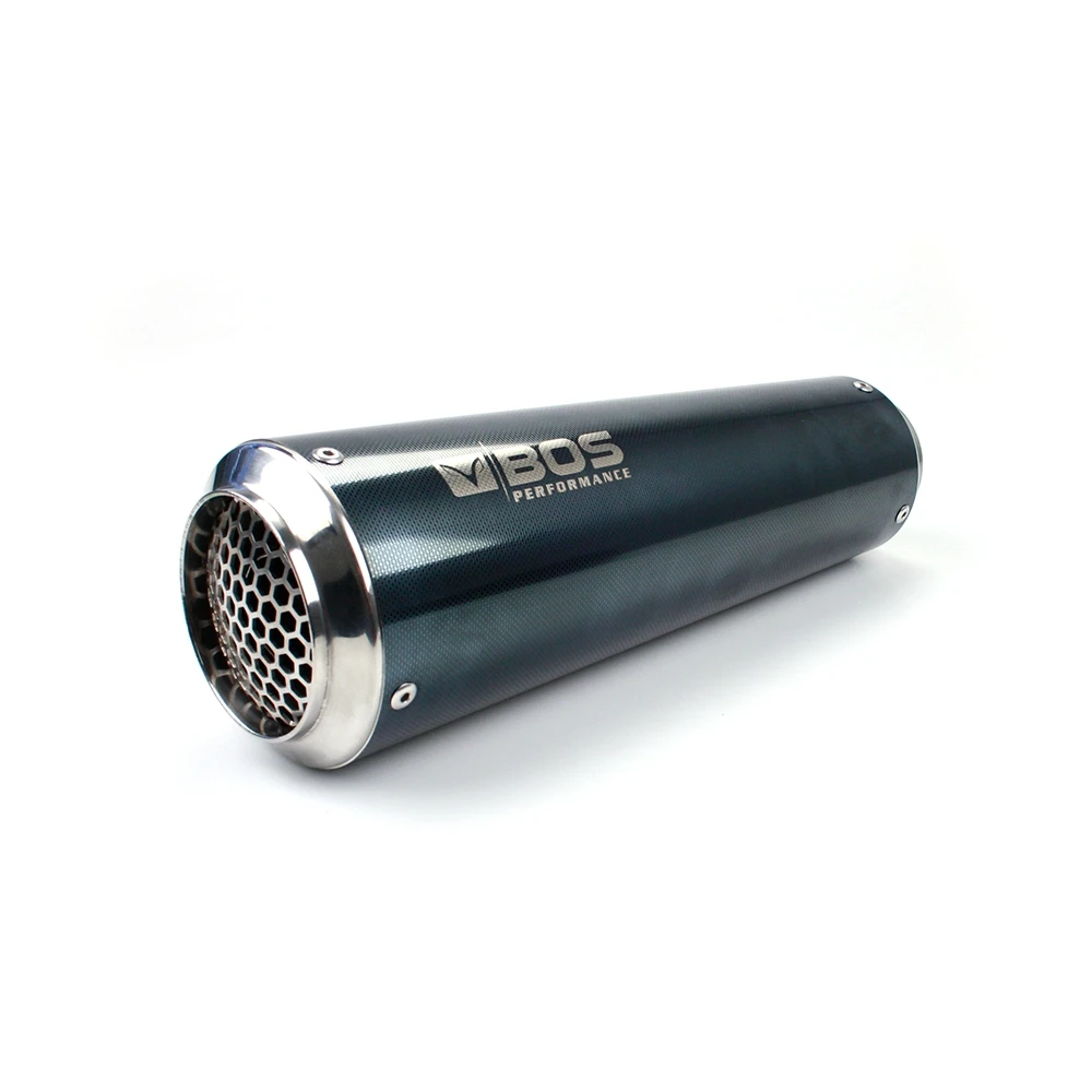 Auspuff BOS SSEC RR in Carbon zu BMW (CH-Homologiert) EURO4
