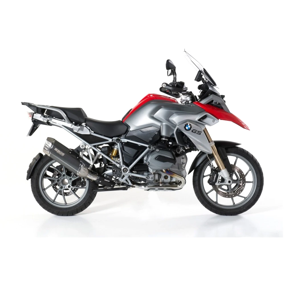 Auspuff BOS DESERT FOX in Carbon zu BMW (CH-Homologiert) EURO4