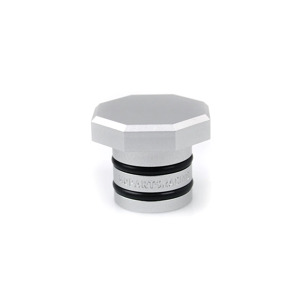 Tankdeckel MOPARTS OCTAGON, aus Aluminium, gefräst, in silber zu Piaggio Cia