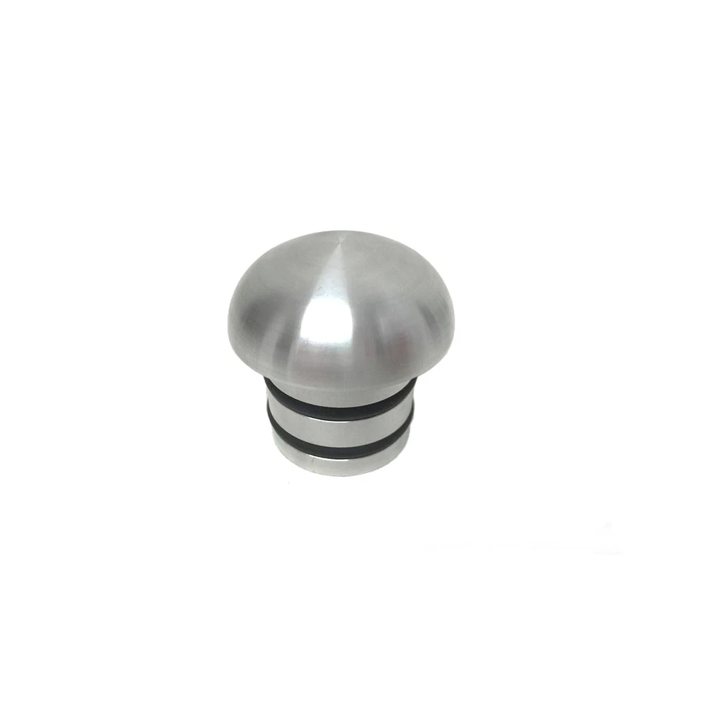 Tankdeckel MOPARTS GLOBE, aus Aluminium, gefräst, in silber zu Piaggio Ciao