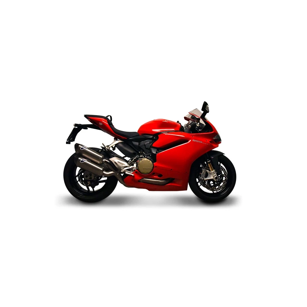 Auspuff TERMIGNONI FORCE SLIP-ON in TITAN zu Ducati (CH Homologiert) EURO4