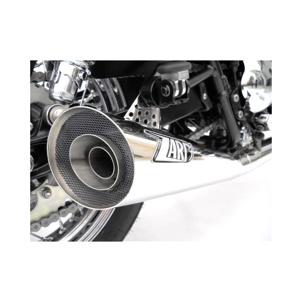 Auspuffanlage ZARD SPORT - LOW POSITION (2 in 1) in Inox zu Triumph (CH- H
