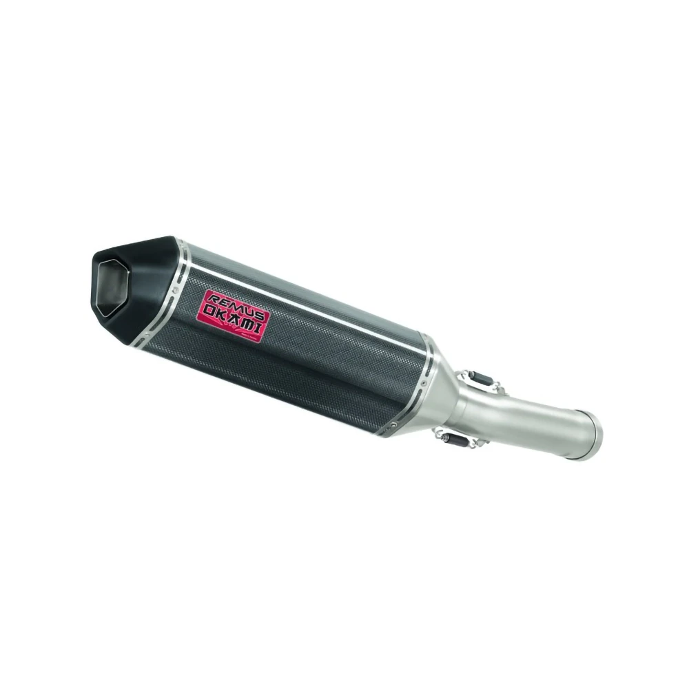 Auspuff REMUS OKAMI in CARBON zu Suzuki (CH- Homologiert) EURO4