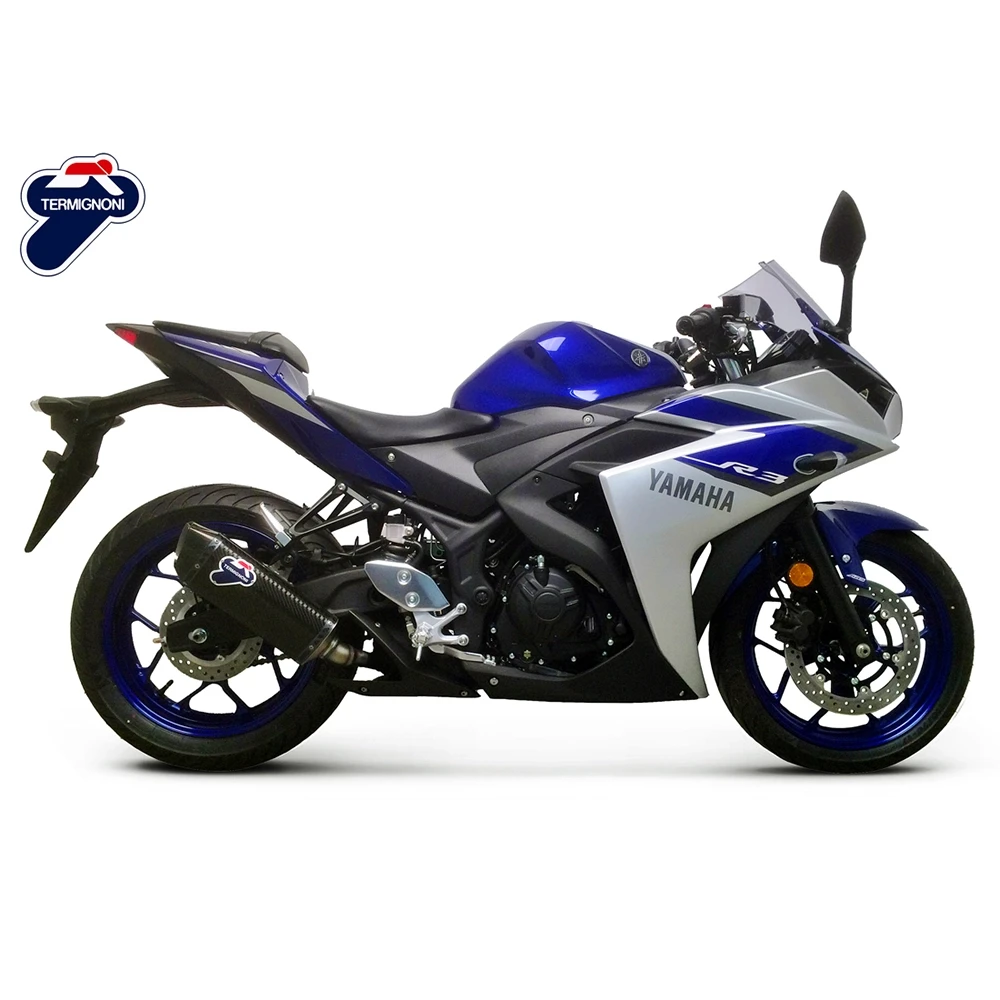 Auspuff TERMIGNONI FORCE SLIP-ON in EDELSTAHL/CARBON zu Yamaha (CH Homolog