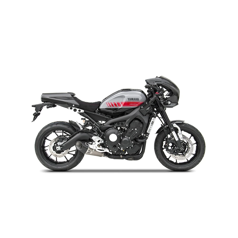 Auspuffanlage ZARD UNDERBODY (3 in 1) in Inox mit Carbon- Endcap zu Yamaha