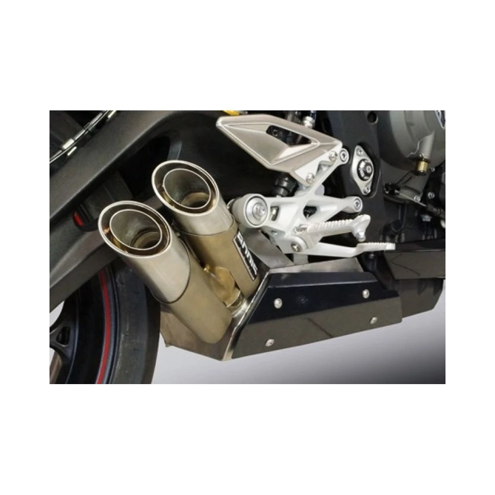 Auspuff BODIS DUOBOLICO in TITAN (TI) zu Triumph (CH- Homologiert) EURO4