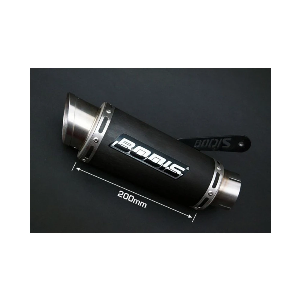 Auspuff BODIS GPC-R in INOX/SCHWARZ (SS/BL) zu BMW (CH- Homologiert)