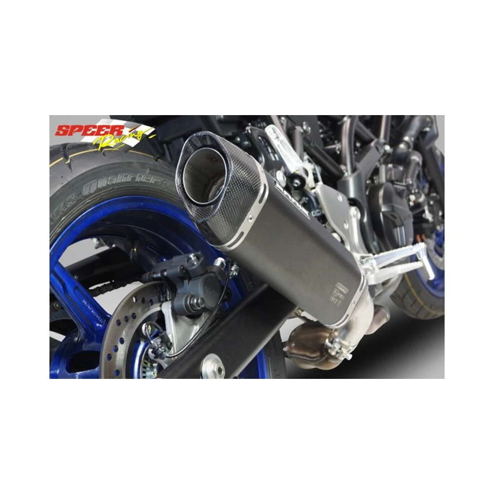 Auspuff BODIS P-TEC IIN in INOX/SCHWARZ (SS/BL) zu Suzuki (CH- Homologiert