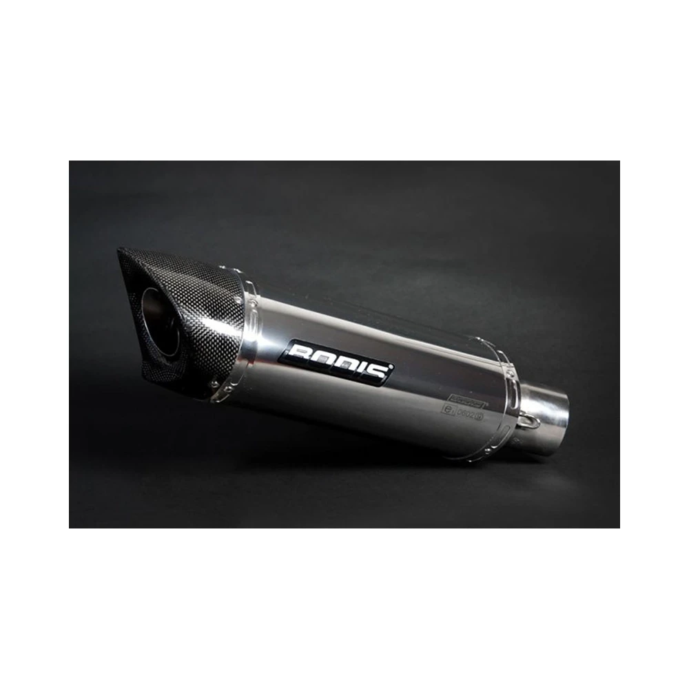Auspuff BODIS OVAL Q1S in INOX (SS) zu Triumph (CH- Homologiert) benötigt