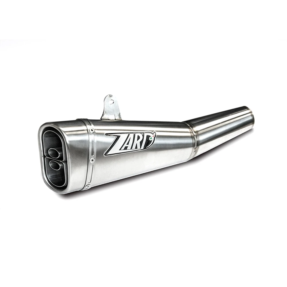 Auspuffanlage ZARD FLAT - SHORT (2 in 1) in Inox zu Yamaha (CH- Homologier
