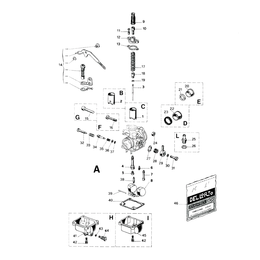 Benzinfilter DellOrto zu PHBD - Abbildung 28