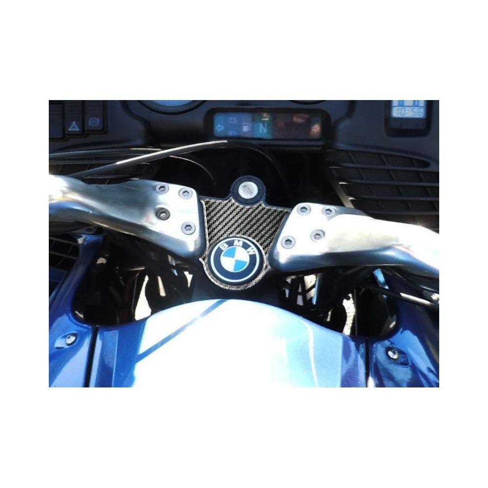 Gabelbrücken- Protektor PRINT in carbon-look zu BMW