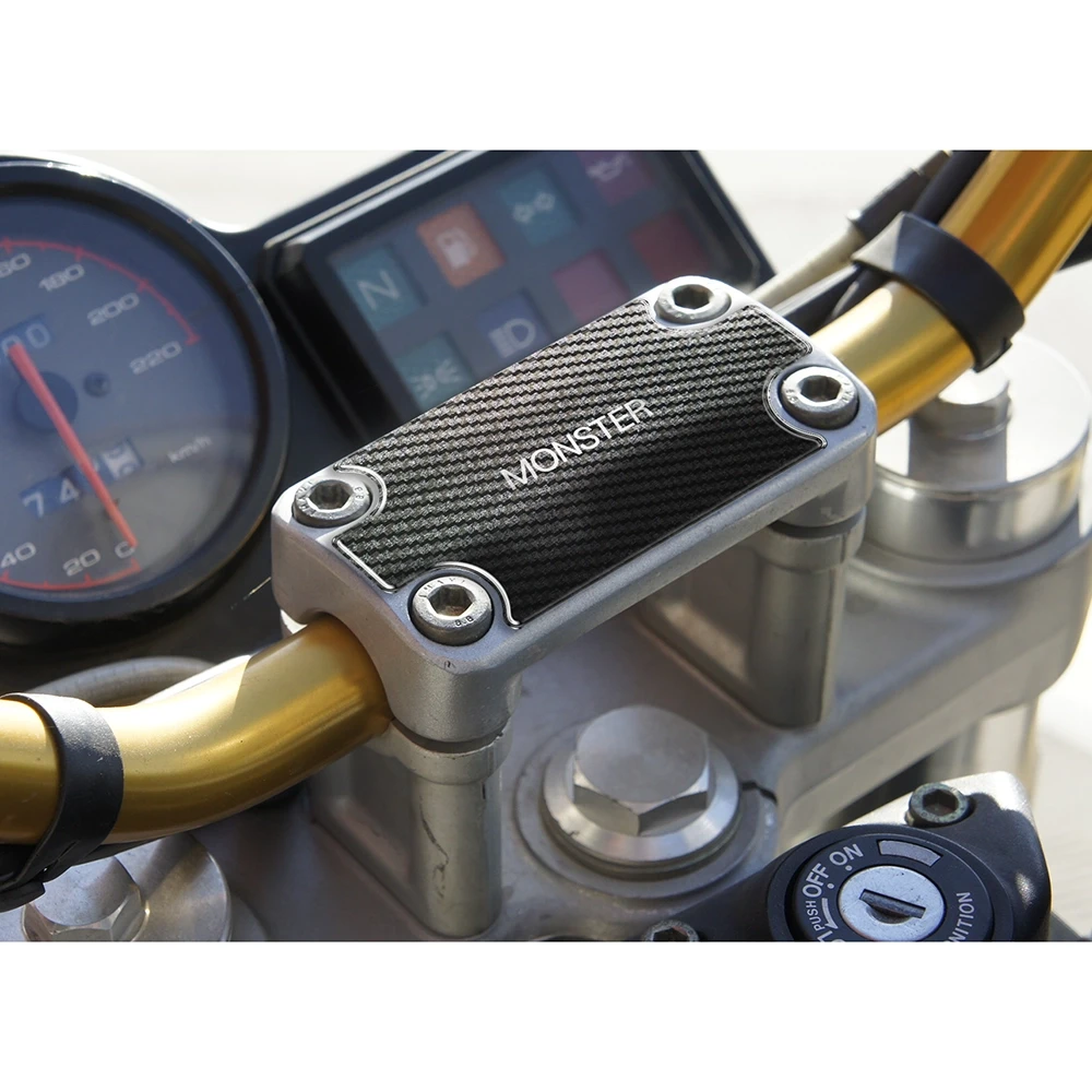 Gabelbrücken- Protektor PRINT in carbon-look zu Ducati