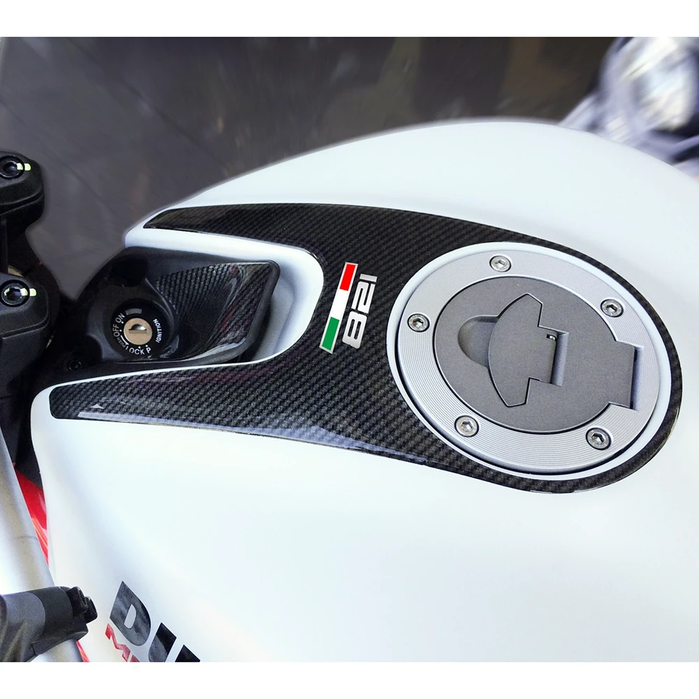 Tanktop- Protektor PRINT in carbon-look zu Ducati
