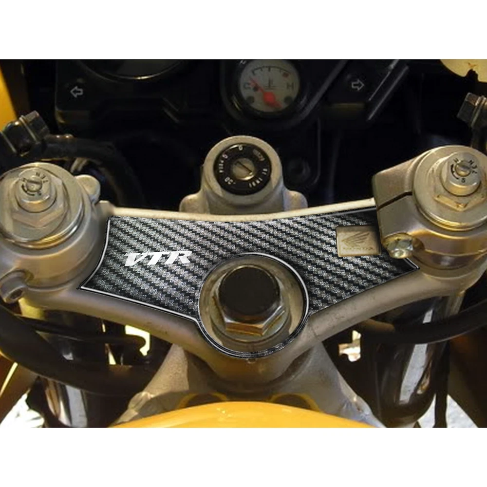 Gabelbrücken- Protektor PRINT in carbon-look zu Honda