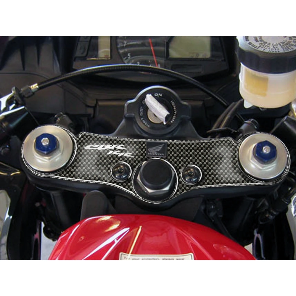 Gabelbrücken- Protektor PRINT in carbon-look zu Honda