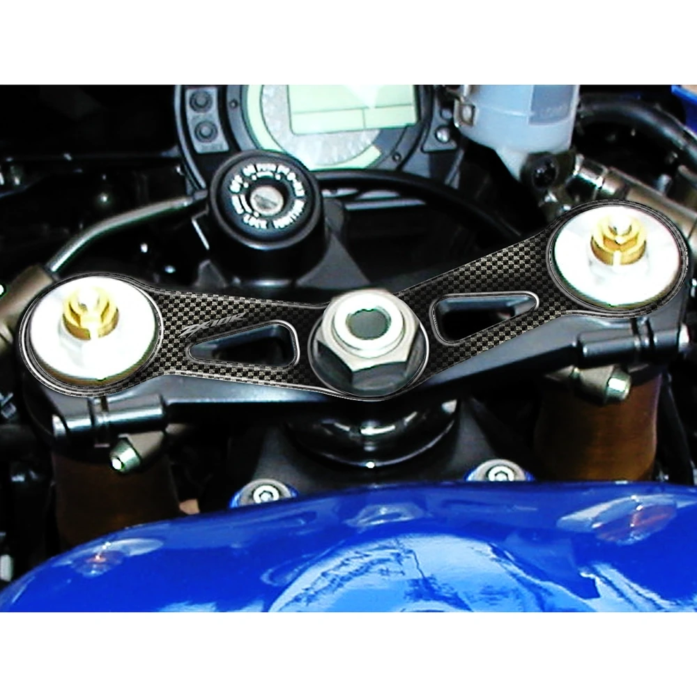 Gabelbrücken- Protektor PRINT in carbon-look zu Kawasaki