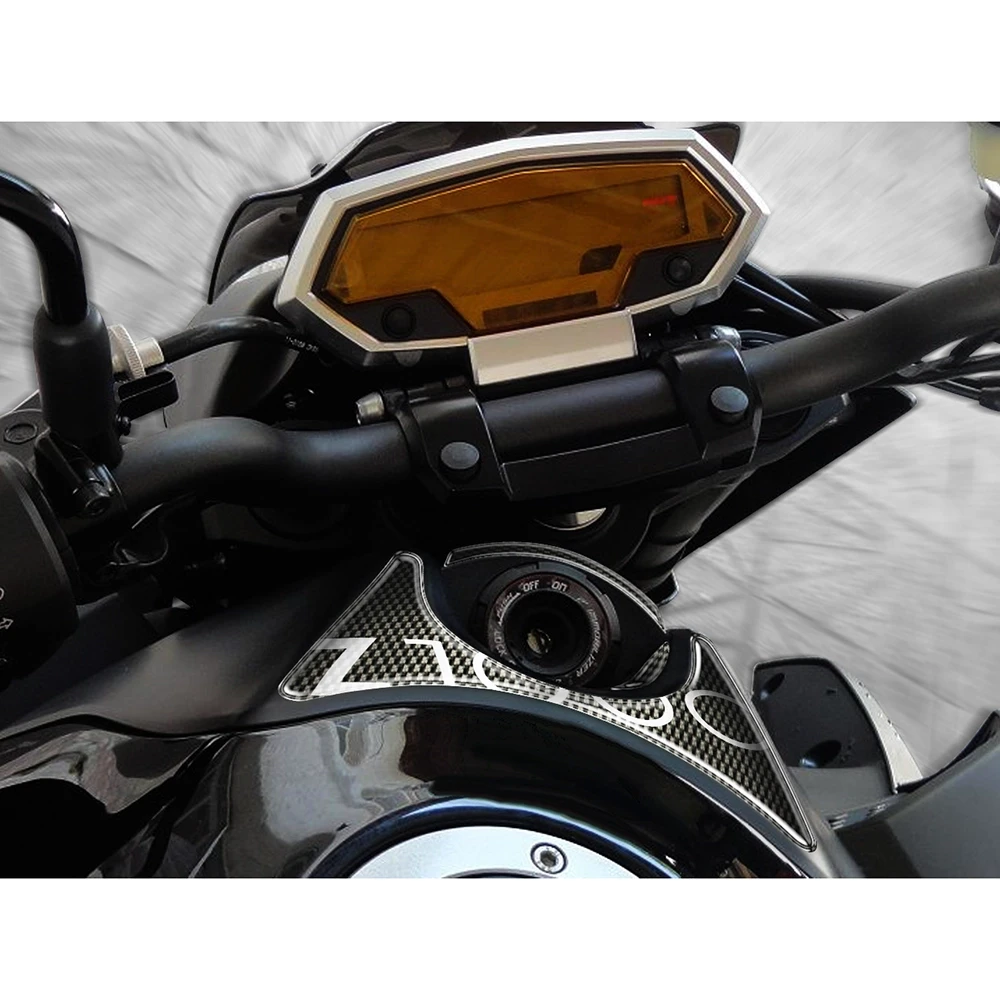 Gabelbrücken- Protektor PRINT in carbon-look zu Kawasaki