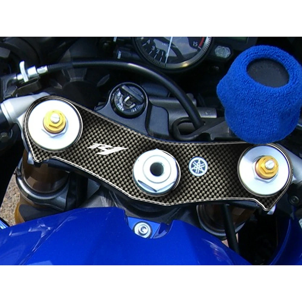 Gabelbrücken- Protektor PRINT in carbon-look zu Yamaha