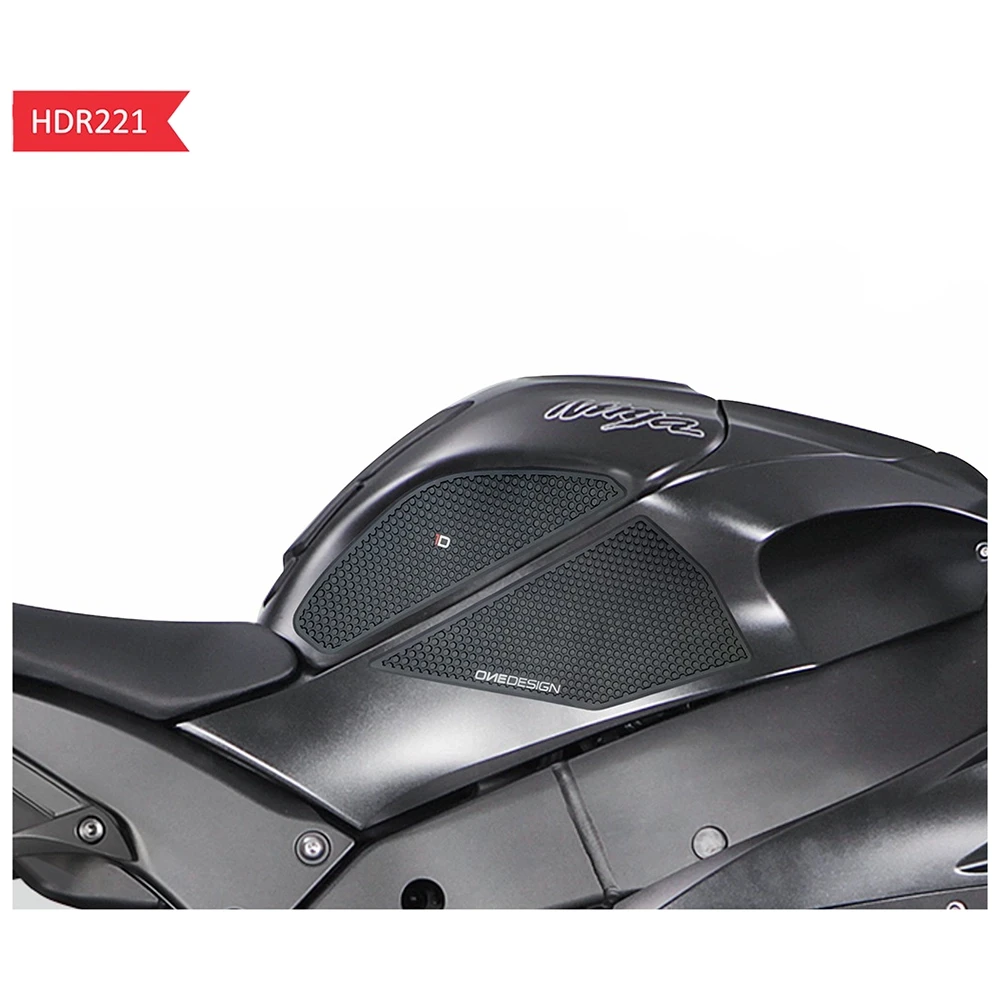 Side- Pad PRINT (Paar) ONEdesign HDR221 in schwarz zu Kawasaki