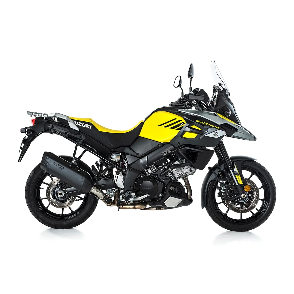 Auspuff BOS DESERT FOX in Black Edition zu Suzuki (CH-Homologiert) EURO4