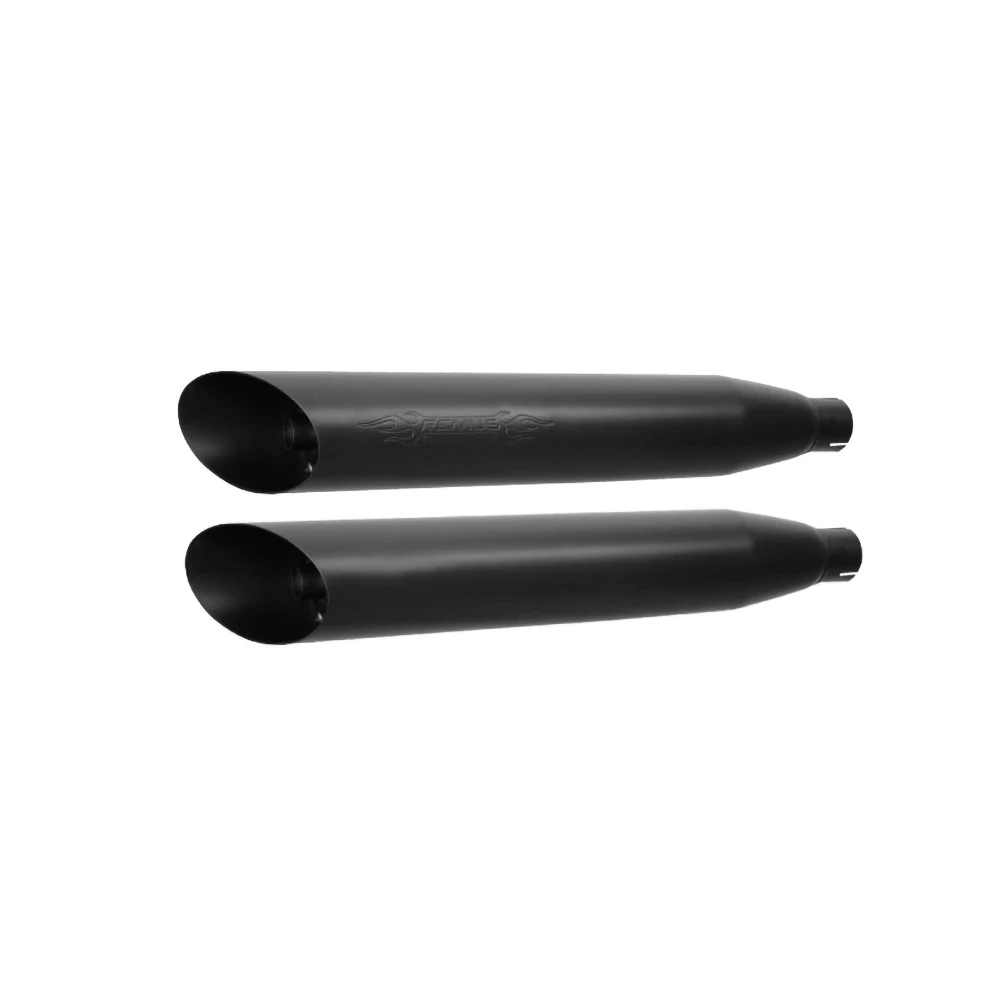 Auspuff REMUS CUSTOM - SLASH CUT in EDELSTAHL SCHWARZ zu Triumph (CH- Homo