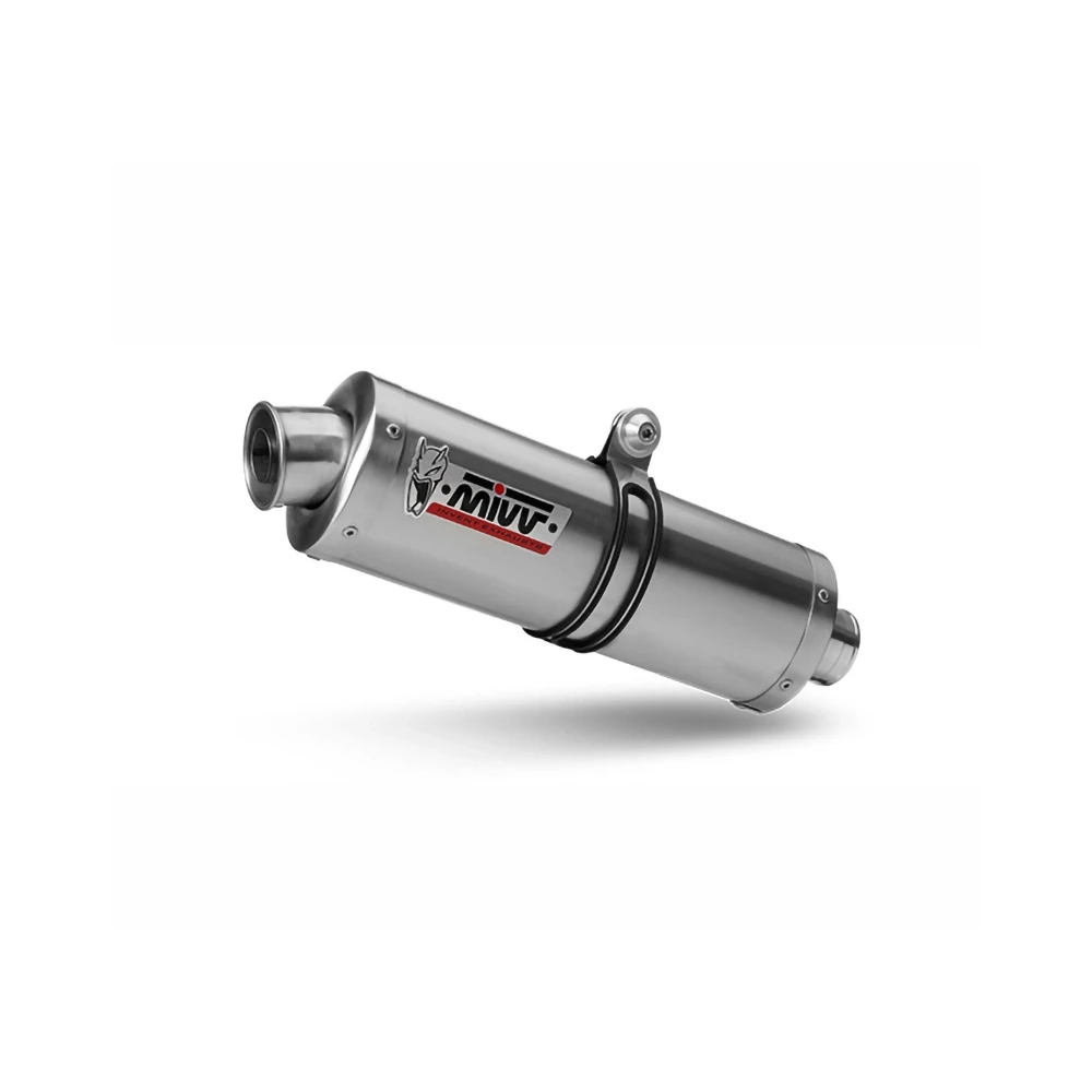 Auspuff MIVV OVAL - UNDERSEAT in Edelstahl zu Ducati (CH- Homologiert)