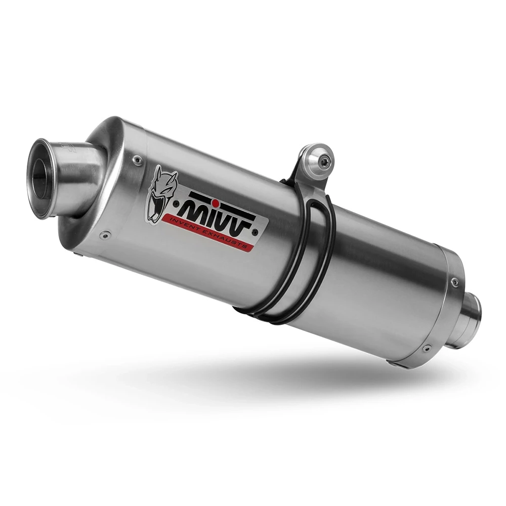 Auspuff MIVV OVAL in Edelstahl zu Ducati (CH- Homologiert)