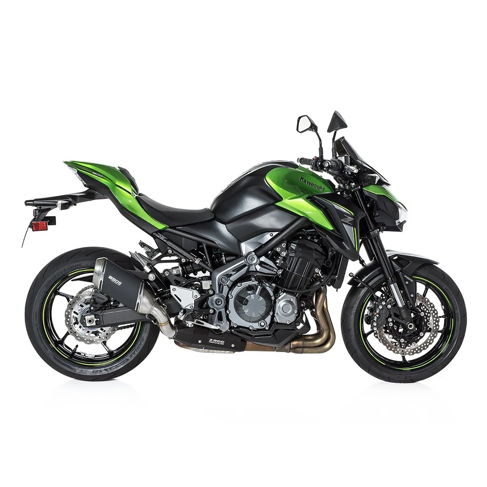 Auspuff BOS STREET FOX in Black Edition zu Kawasaki (CH-Homologiert) EURO4