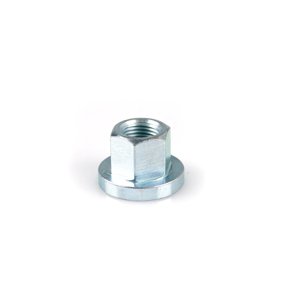 Schwungradmutter (Bund) MOPED KINGS CNC- gefrästet Alu - MASSIV (M10 x 1mm)