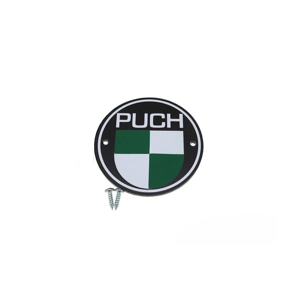Abdeckung MOPED KINGS mit PUCH- Logo, inkl Schrauben für Luftfilteröffnung