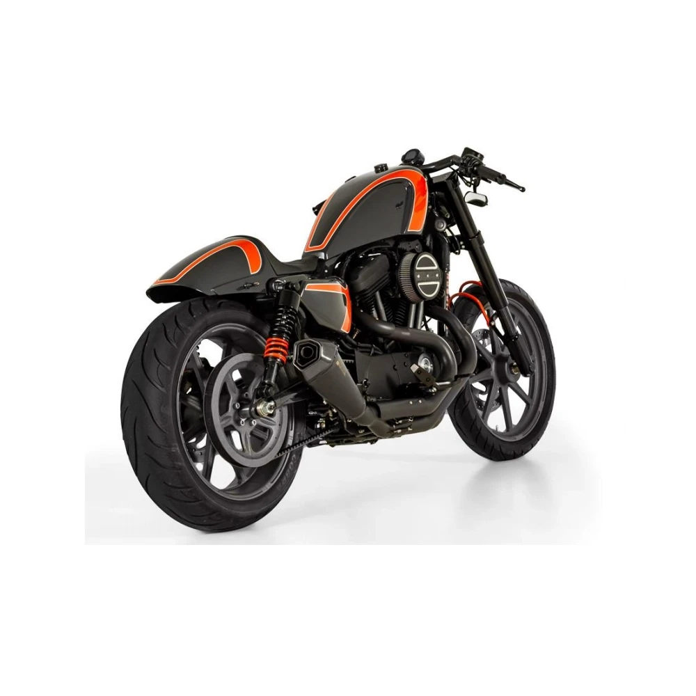 Auspuffanlage REMUS KODLIN X (HYPERCONE) 2 in 1 in SCHWARZ zu HD (CH- Hom.