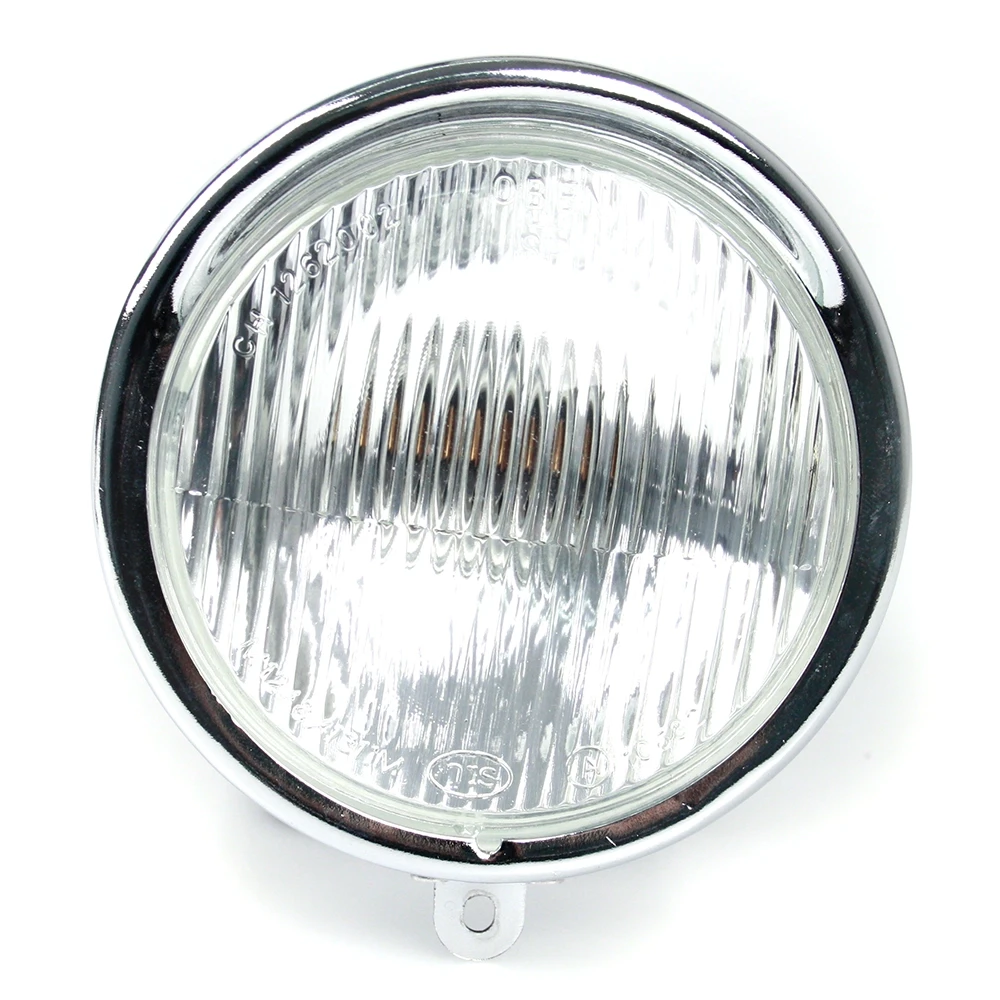 Scheinwerfereinsatz NO NAME EIER mit Glas und Chromring zu Art. 020364/70