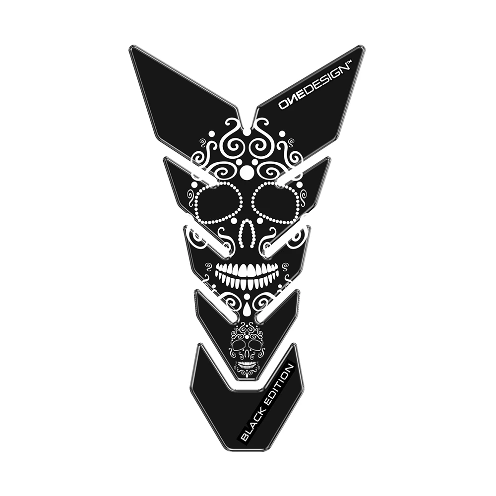 Tankprotektor ONE DESIGN BLACK EDITION - MAIA in weiss (134 x 230mm)