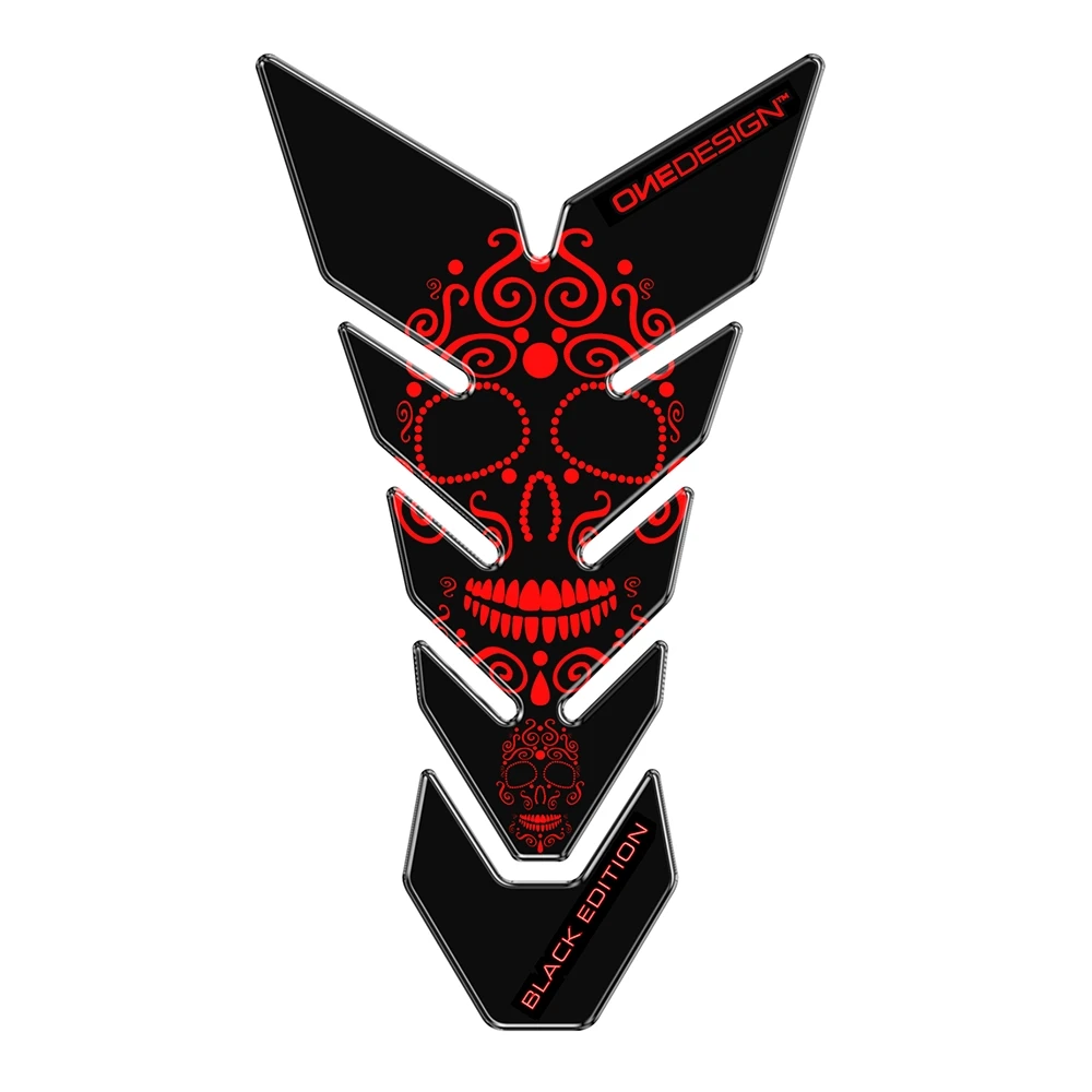 Tankprotektor ONE DESIGN BLACK EDITION - MAIA in rot fluo (134 x 230mm)