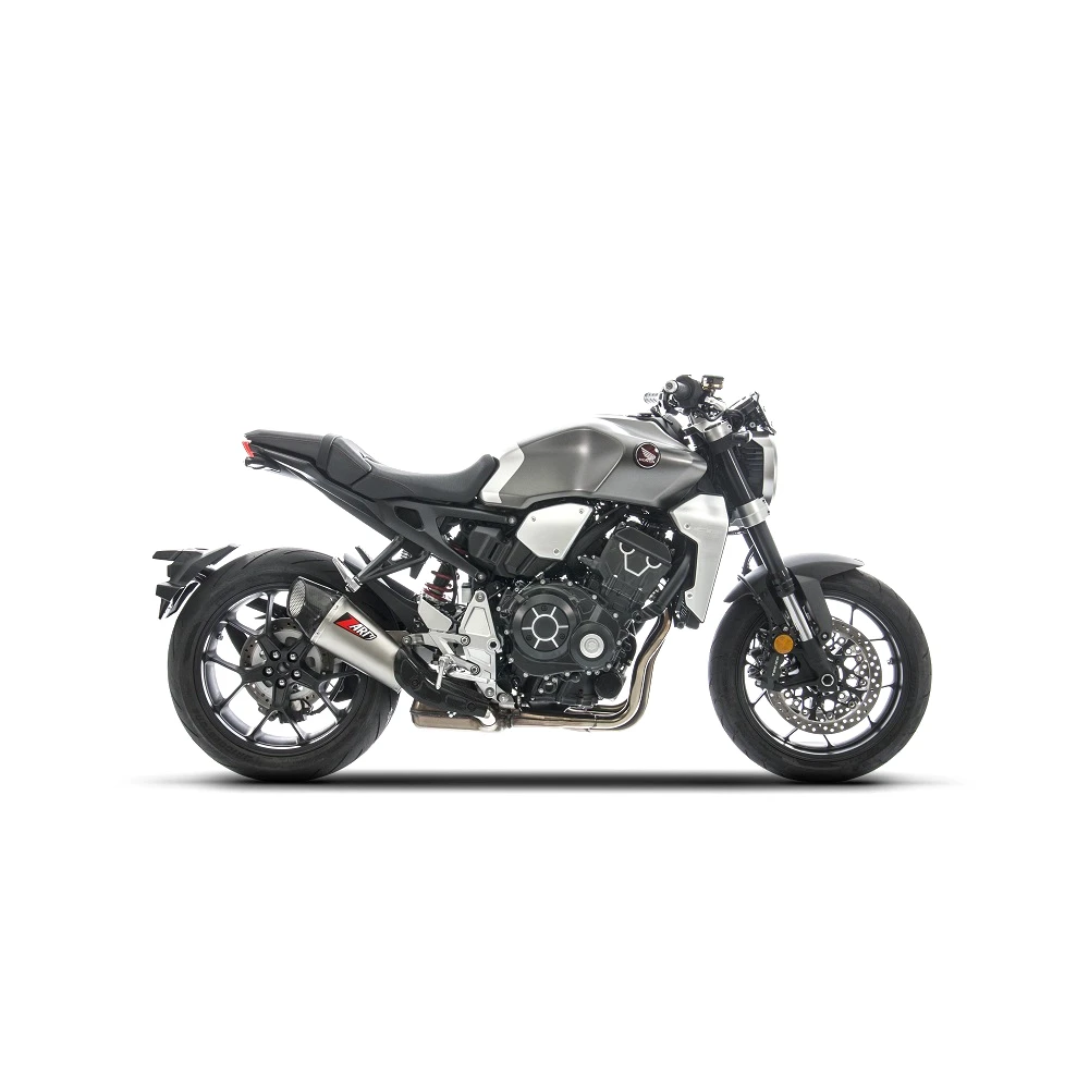 Auspuff ZARD PENTA TEC (1 in 1) in Titan mit Carbon- Endcap zu Honda (CH-
