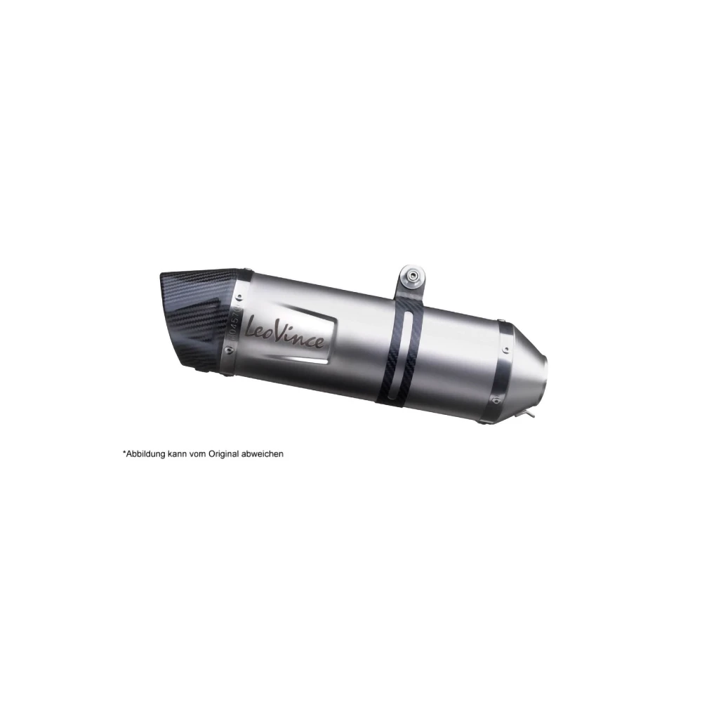 Auspuffanlage LeoVince (2in1) LV One Evo in inox zu Yamaha (CH-Hom)