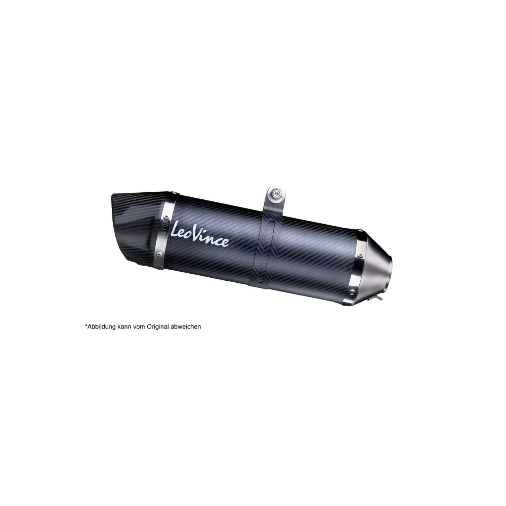 Auspuff LeoVince LV One Evo in carbon zu Kawasaki (CH-Hom)