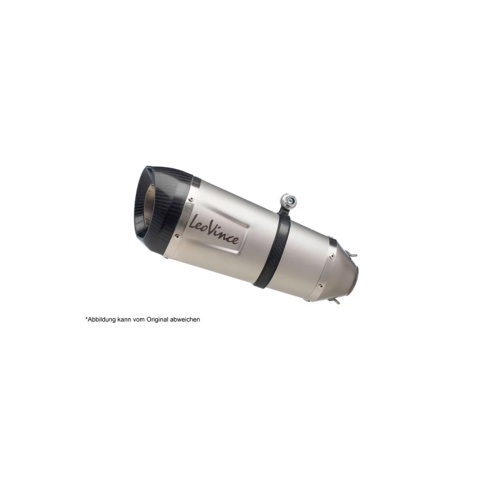 Auspuff LeoVince Factory S in inox zu BMW (CH-Hom)