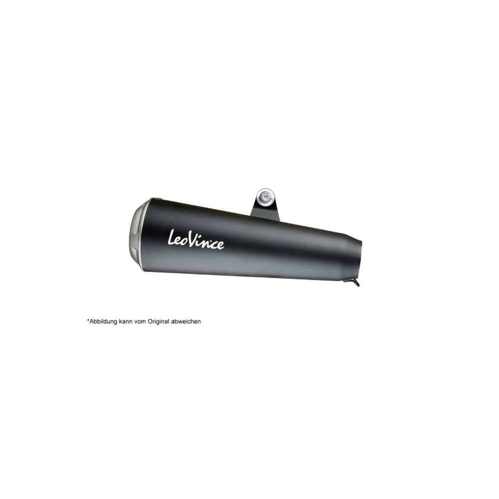 Auspuffanlage LeoVince (1in1) GP One in inox-schwarz zu Honda (CH-Hom)