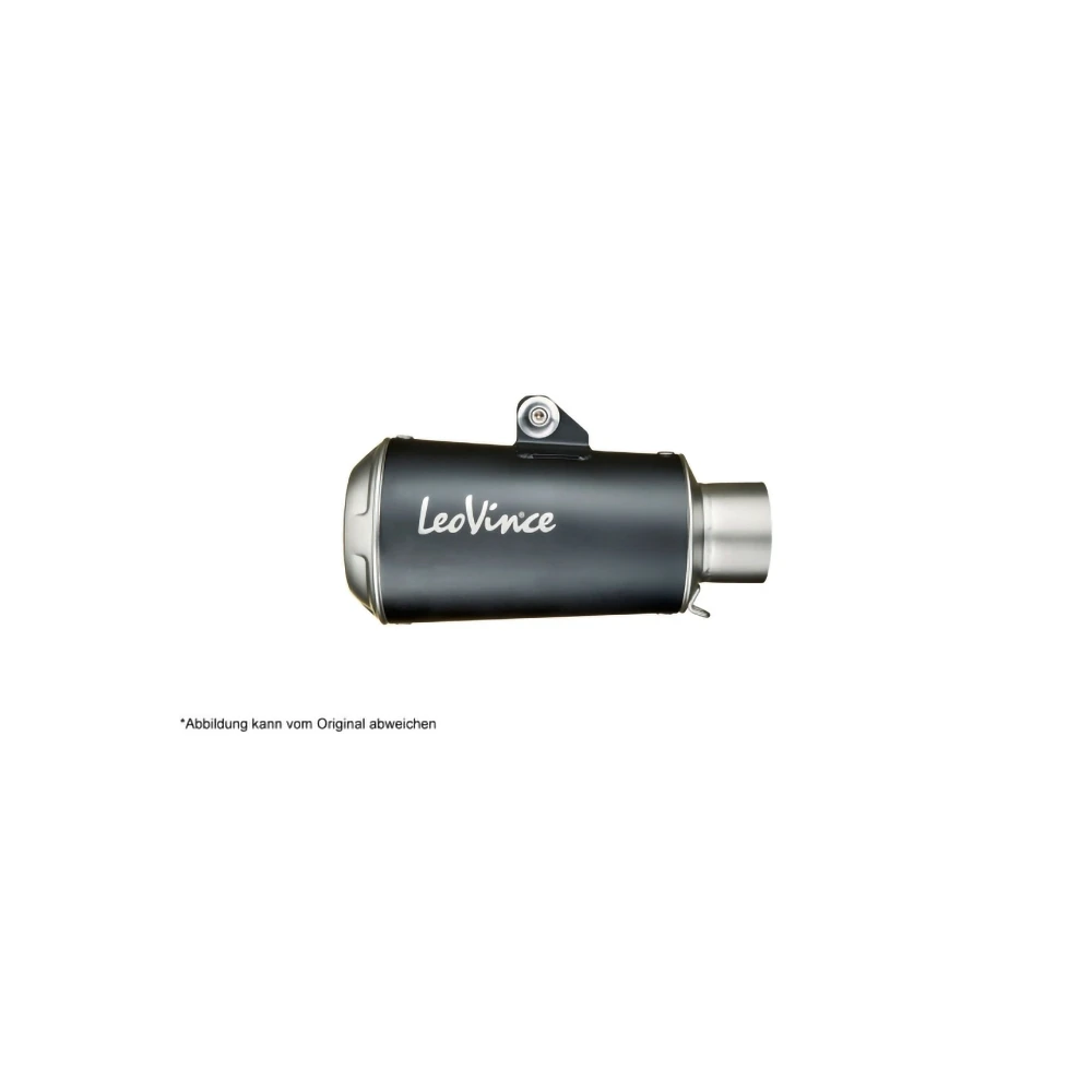 Auspuff LeoVince LV-10 in inox-schwarz zu Benelli (CH-Hom)