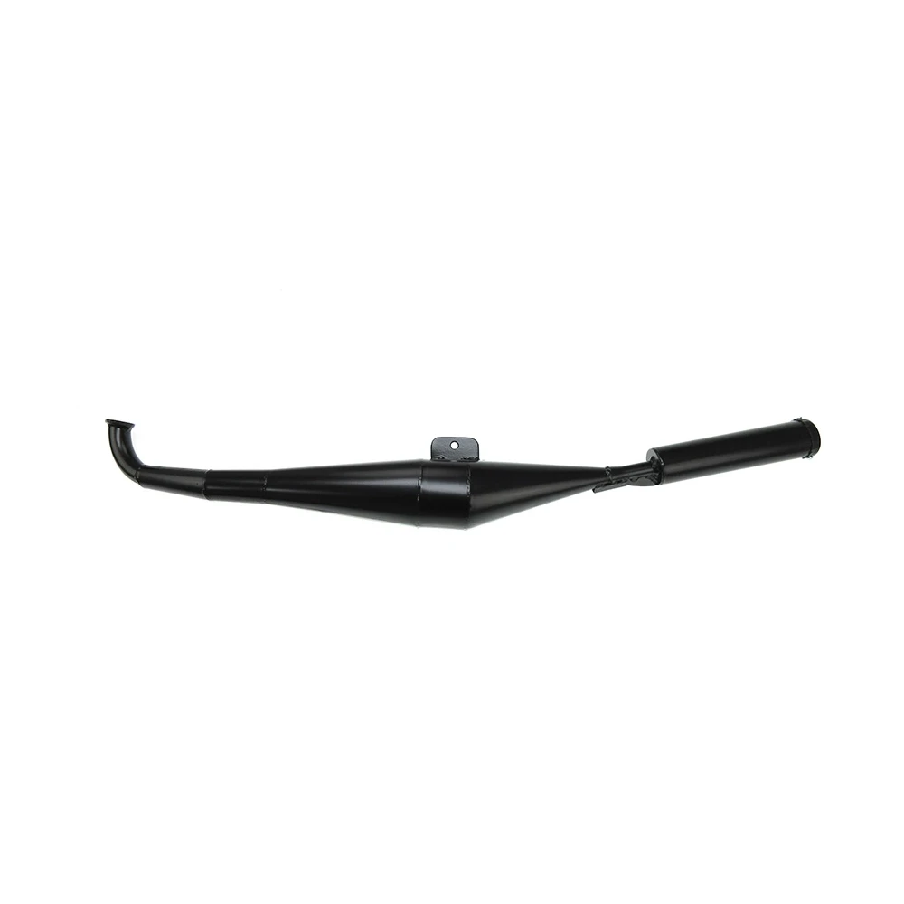 Auspuff HOMOET DEMPER P6 RACE in schwarz zu Puch Maxi N/S