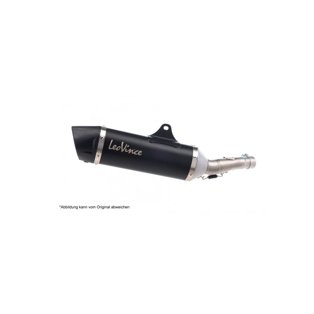Auspuff LeoVince Nero in inox-schwarz zu Kawasaki (CH-Hom)