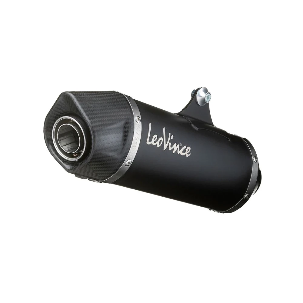 Auspuff LeoVince Nero in inox-schwarz zu Honda (CH-Hom)
