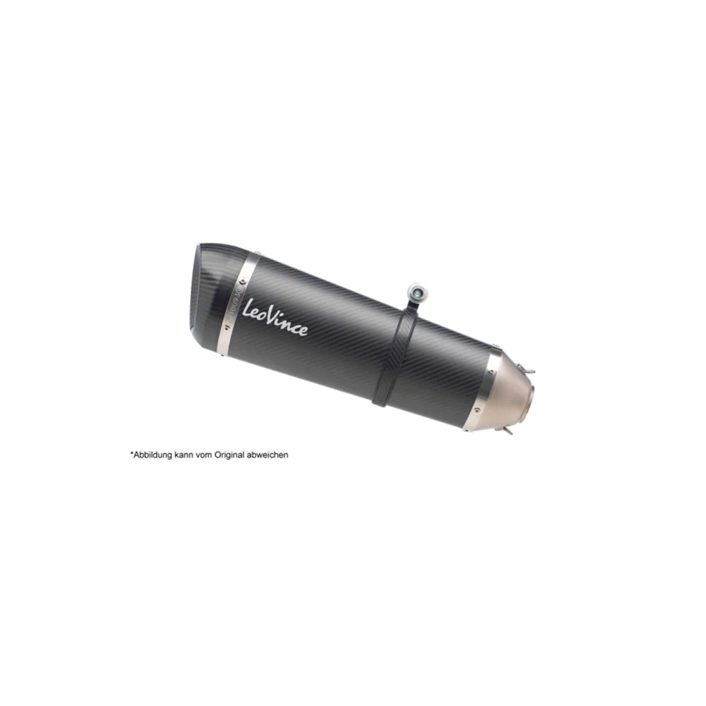 Auspuff LeoVince Factory S in carbon zu Suzuki (CH-Hom)