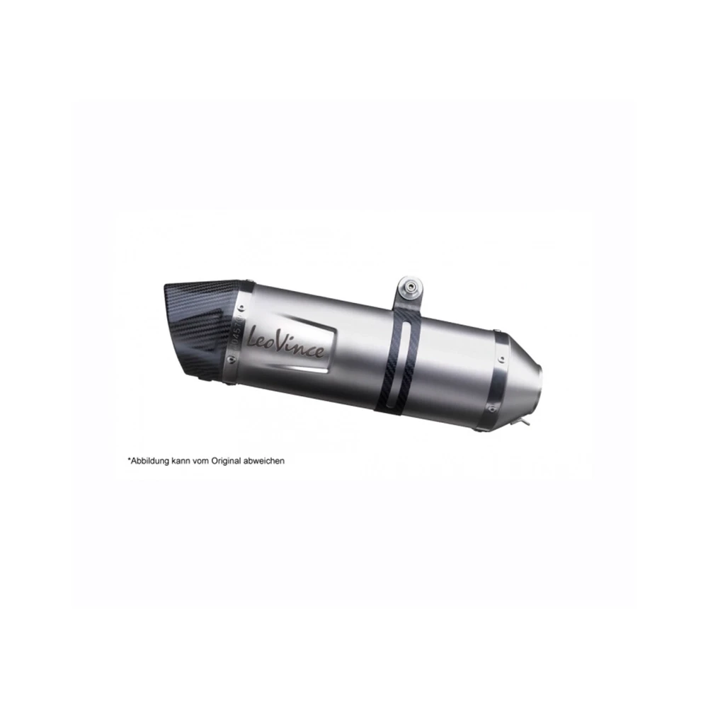 Auspuff LeoVince LV One Evo in inox zu BMW (CH-Hom)