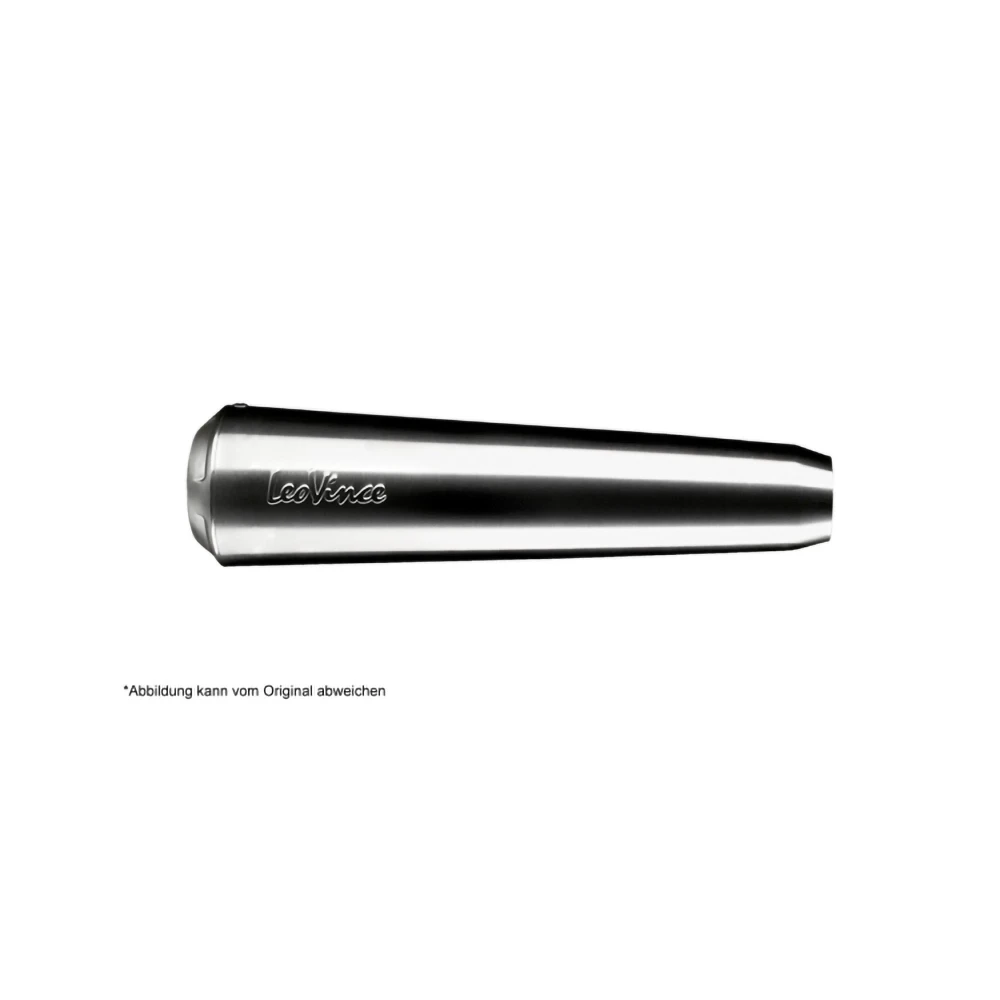 Auspuff LeoVince Classic Racer in inox zu Moto Guzzi (CH-Hom)